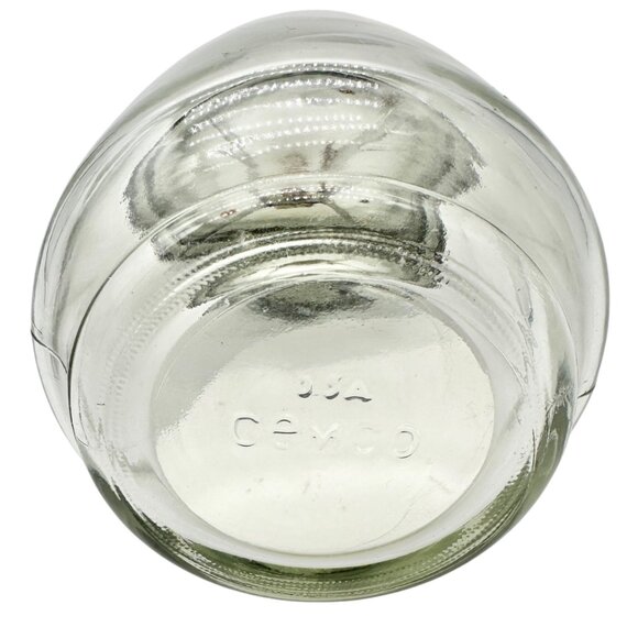 Vintage Gemco Syrup Dispenser and Nut Food Chopper with Brown Lids Glass Bodies - Picture 8 of 10